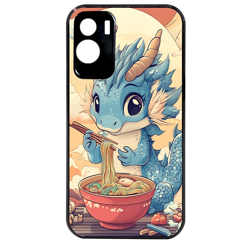 Coque noire taperso pour Honor 70 LITE 90 et LITE avec motif dragon ramen 2 protection antichoc personnalisée