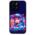 Coque noire taperso pour Honor 70 LITE 90 et LITE avec motif anime crazy protection antichoc personnalisée