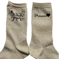 Chaussettes personnalisée paillettes doré motif mamie magnifique