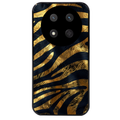 Coque noire taperso pour Magic 7 LITE et PRO avec motif zebre gold protection antichoc personnalisée