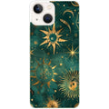 Coque taperso pour Iphone 13 et PRO MINI PRO MAX avec motif lune et astro protection antichoc personnalisée