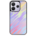Coque noire taperso pour Redmi Note 14 et PRO PLUS 4G 5G avec motif zebre pastel protection antichoc personnalisée