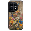 Coque noire taperso pour OnePlus 11 et 12 avec motif bois et papillon 1 protection antichoc personnalisée
