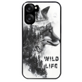 Coque noire taperso pour OnePlus Nord CE5 avec motif renard fox wild protection antichoc personnalisée