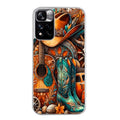 Coque taperso pour Redmi Note 11 4G PRO 5G 11S avec motif cow boy et texas automne protection antichoc personnalisée
