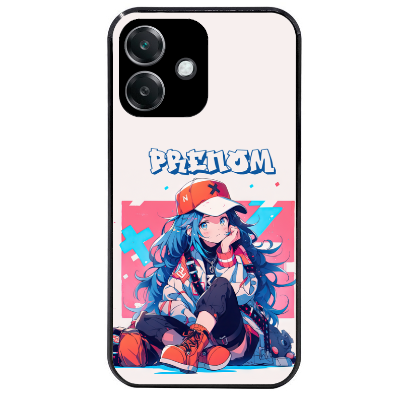 Coque noire taperso pour OPPO A40 avec motif anime casquette personnalise protection antichoc personnalisée