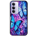 Coque noire taperso pour Redmi 15 4G et 5G avec motif papillon violet uv protection antichoc personnalisée