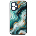 Coque noire taperso pour Honor 400 et Lite Pro Smart avec motif marbre vert protection antichoc personnalisée
