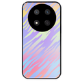 Coque noire taperso pour Magic 7 LITE et PRO avec motif zebre pastel protection antichoc personnalisée