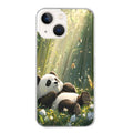 Coque taperso pour Iphone 14 et PRO PLUS PRO MAX avec motif panda bambou protection antichoc personnalisée