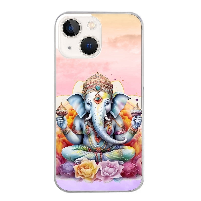 Coque taperso pour Iphone 11 et PRO PRO MAX avec motif elephant namaste protection antichoc personnalisée
