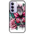 Coque noire taperso pour Redmi 15 4G et 5G avec motif papillon rose protection antichoc personnalisée