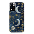 Coque taperso pour Redmi Note 11 4G PRO 5G 11S avec motif lune astre protection antichoc personnalisée