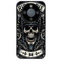 Coque noire taperso pour Magic 5 6 LITE et PRO avec motif mort motard protection antichoc personnalisée