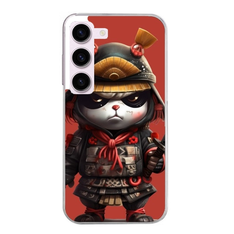 Coque taperso pour Galaxy A13 4G et 5G A23 A53 avec motif panda et samourai protection antichoc personnalisée