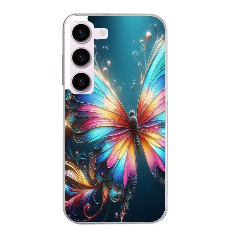Coque taperso pour Galaxy A13 4G et 5G A23 A53 avec motif papillon arc protection antichoc personnalisée