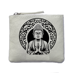 Chaussettes paillettes rose motif bouddha namaste