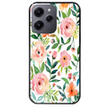 Coque noire taperso pour Redmi 12 4G et 5G avec motif fleur des champs protection antichoc personnalisée