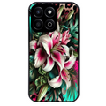 Coque noire taperso pour Honor X8 5G avec motif leopard hibiscus protection antichoc personnalisée