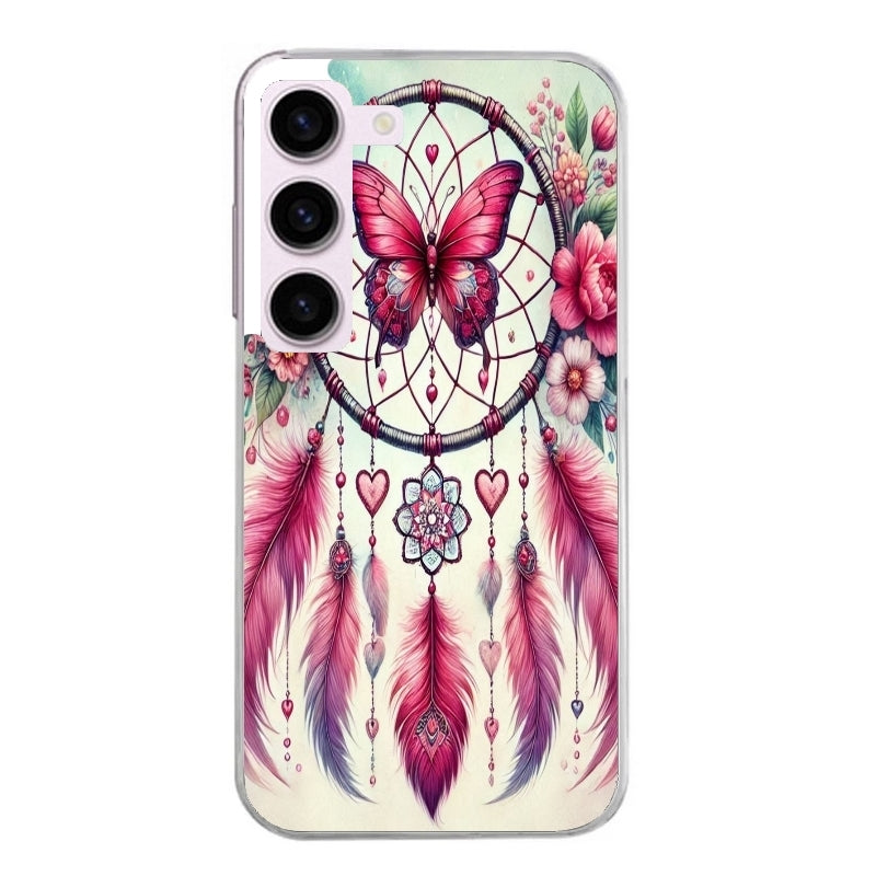 Coque taperso pour Galaxy A13 4G et 5G A23 A53 avec motif dreamcatcher et papillon protection antichoc personnalisée