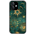 Coque noire taperso pour OPPO A40 avec motif lune et astro protection antichoc personnalisée