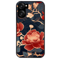 Coque noire taperso pour OnePlus Nord CE5 avec motif fleur japan protection antichoc personnalisée