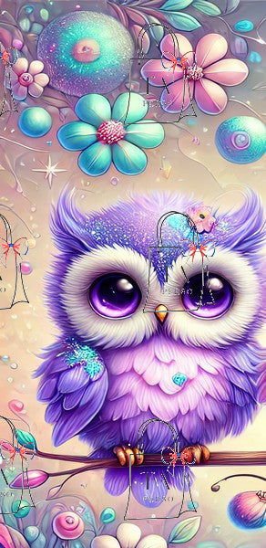 Chouette violette