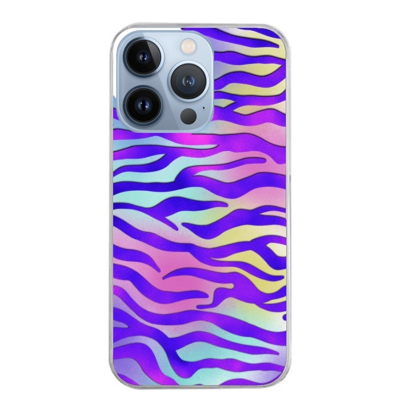 Coque taperso pour Iphone 11 et PRO PRO MAX avec motif zebre color protection antichoc personnalisée