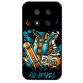 Coque noire taperso pour Magic 7 LITE et PRO avec motif skate board protection antichoc personnalisée