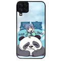 Coque noire taperso pour galaxy A22 A32 A52 A52S 4G 5G  avec motif panda anime protection antichoc personnalisée