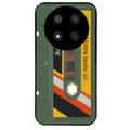 Coque noire taperso pour Magic 7 LITE et PRO personnalisable avec motif cassette kaki protection antichoc personnalisée