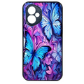 Coque noire taperso pour Honor 400 et Lite Pro Smart avec motif papillon violet uv protection antichoc personnalisée