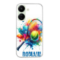 Coque taperso pour POCO C65 4G avec motif tennis raquette personnalisee protection antichoc personnalisée