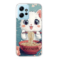 Coque taperso pour POCO X5 5G avec motif chat ramen cerisier protection antichoc personnalisée