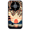 Coque noire taperso pour Magic 8 LITE et PRO avec motif japan cerisier protection antichoc personnalisée