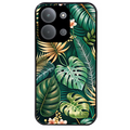 Coque noire taperso pour POCO C85 avec motif jungle dore protection antichoc personnalisée
