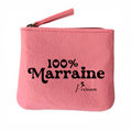 Porte monnaie personnalisé marraine 100% en feutrine en feutrine