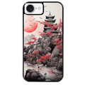 Coque noire taperso pour Iphone 17 17E AIR MAX PRO avec motif japan et temple protection antichoc personnalisée