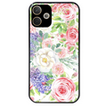 Coque noire taperso pour OPPO A5 PRO 4G et 5G avec motif fleur couleur pastel protection antichoc personnalisée