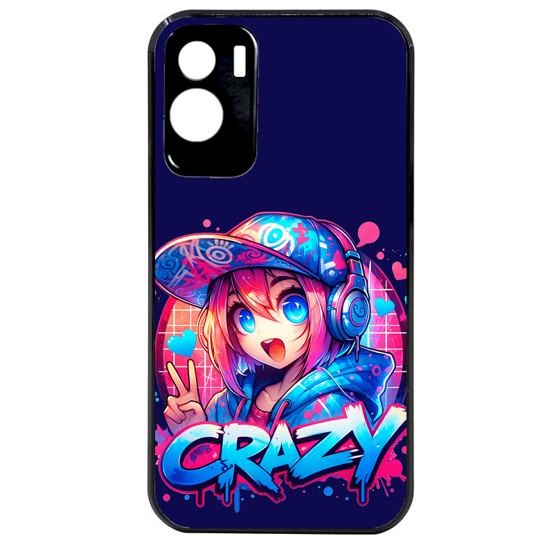 Coque noire taperso pour Honor 70 LITE 90 et LITE avec motif anime crazy protection antichoc personnalisée