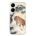 Coque taperso pour POCO C65 4G avec motif tigre bonzai protection antichoc personnalisée