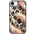 Coque noire taperso pour Iphone 17 17E AIR MAX PRO avec motif effet fourrure leopard 1 protection antichoc personnalisée