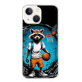 Coque taperso pour Iphone 15 et PRO PLUS PRO MAX avec motif basket racoon protection antichoc personnalisée