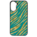 Coque noire taperso pour POCO C71 4G avec motif zebre vert protection antichoc personnalisée