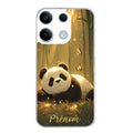 Coque taperso pour POCO X6 5G avec motif panda et papillon personnalisee protection antichoc personnalisée