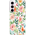 Coque taperso pour galaxy S21 et PLUS ULTRA FE avec motif fleur des champs protection antichoc personnalisée