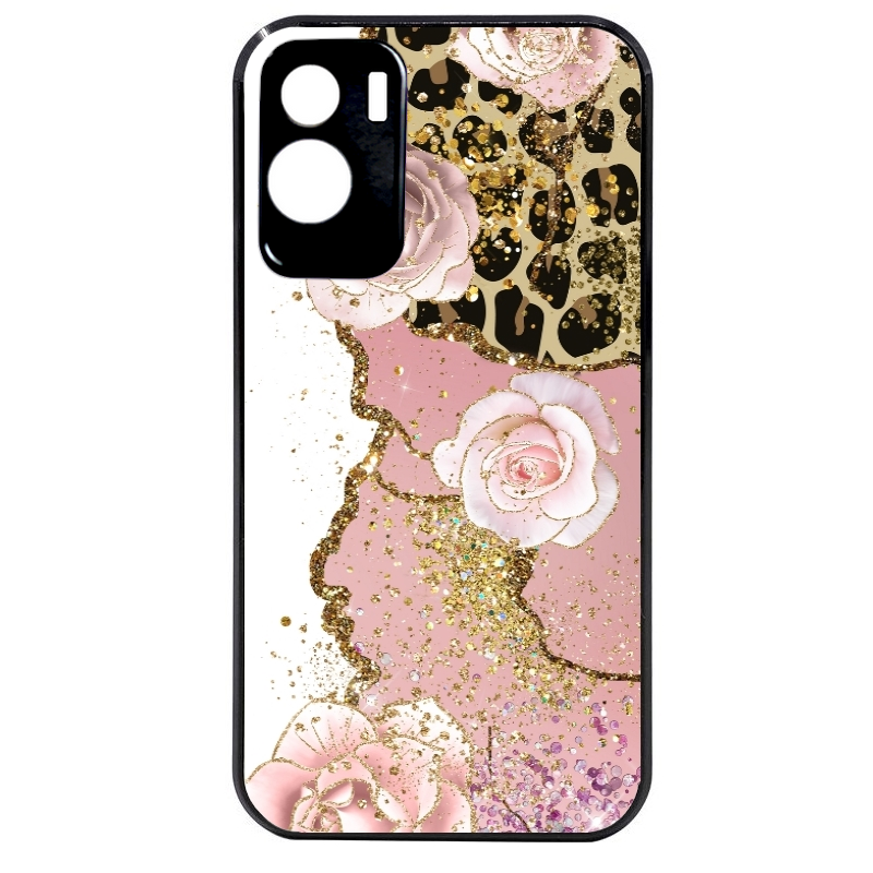 Coque noire taperso pour Honor 70 LITE 90 et LITE avec motif marbre fleur leopard protection antichoc personnalisée