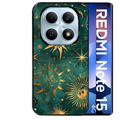 Coque noire taperso pour Redmi Note 15 et PRO PLUS 4G 5G avec motif lune et astro protection antichoc personnalisée