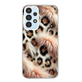Coque taperso pour Galaxy A13 4G et 5G A23 A53 avec motif effet fourrure leopard 1 protection antichoc personnalisée