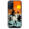 Coque noire taperso pour OPPO A72 4G avec motif hawai sun protection antichoc personnalisée
